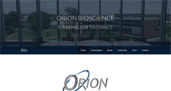 Desktop Screenshot of orionbioscience.com